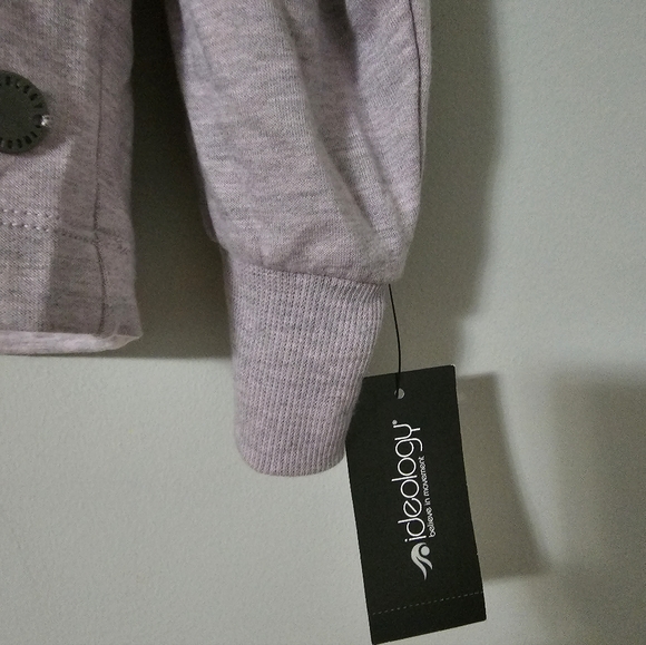 NWT Ideology Heathered Purple Pullover - Picture 4 of 5